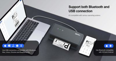 Máy in tem nhãn mã vạch HPRT SP460BT